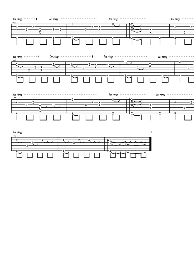 《我的一个道姑朋友》吉他独奏谱-