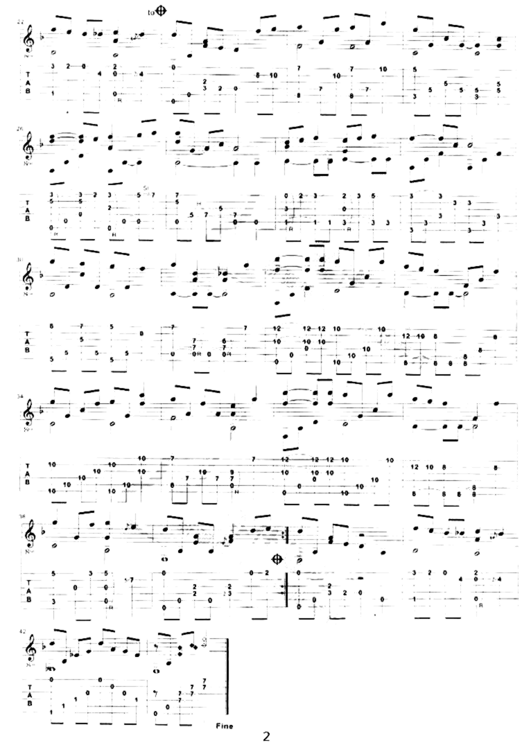 《天空之城》吉他独奏谱-久石让