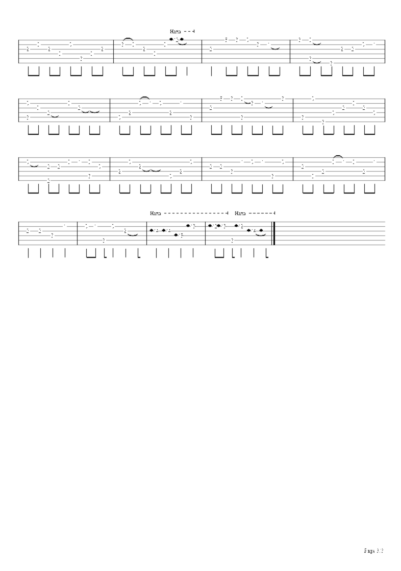 《我好像在哪见过你》吉他独奏谱-薛之谦