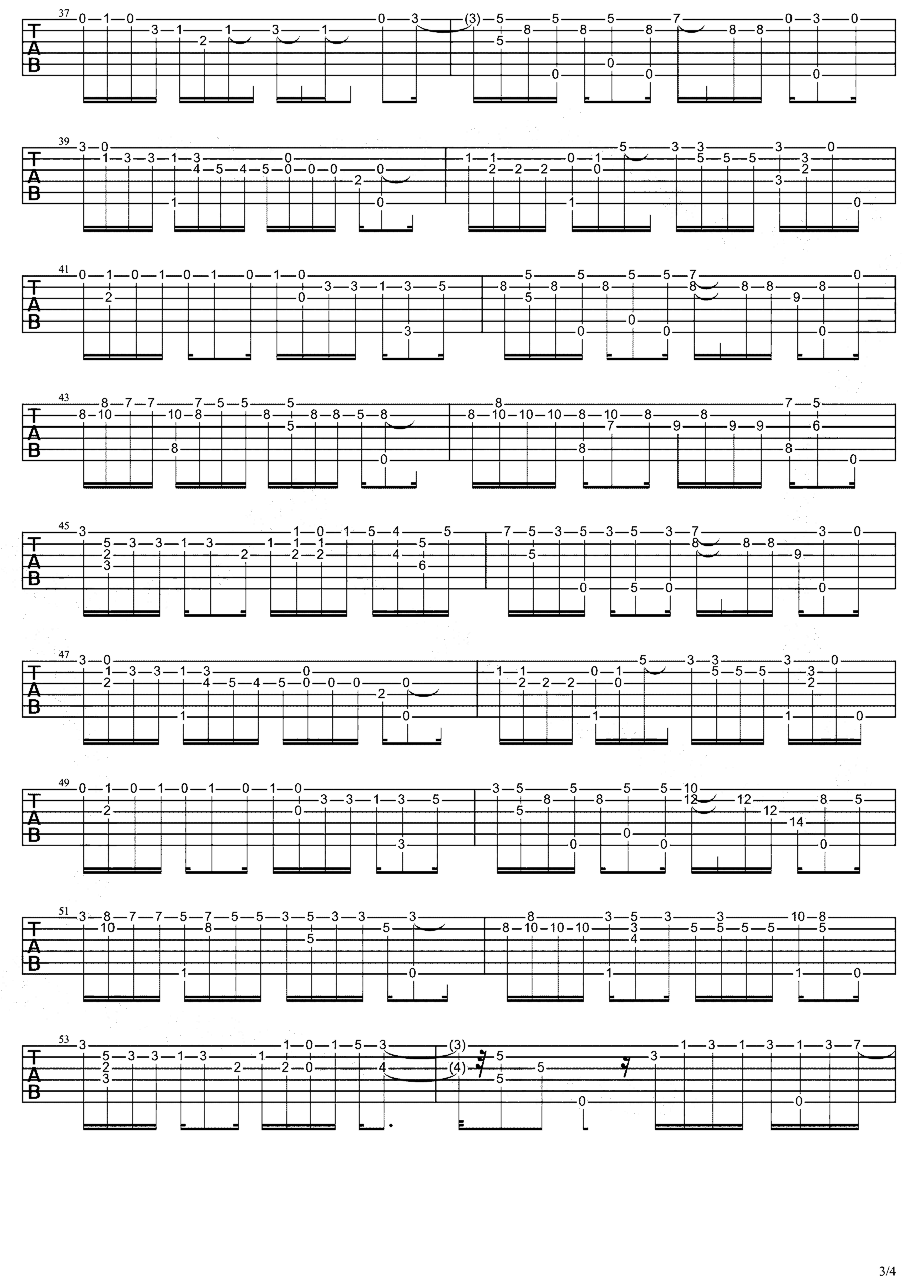 《钟无艳吉他》吉他独奏谱-林夕,Christoph