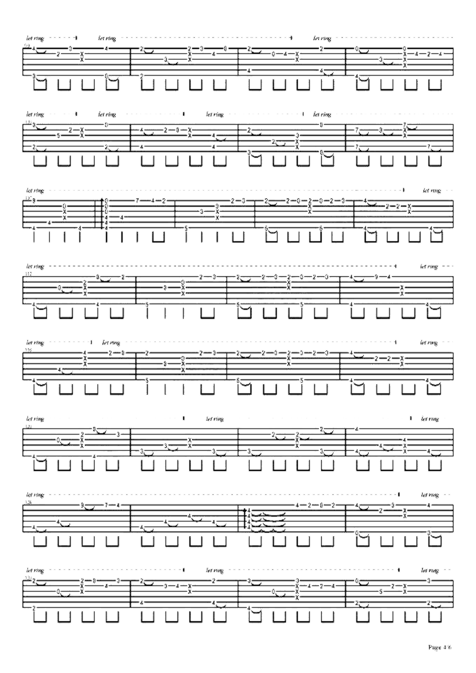 《我的一个道姑朋友》吉他独奏谱-