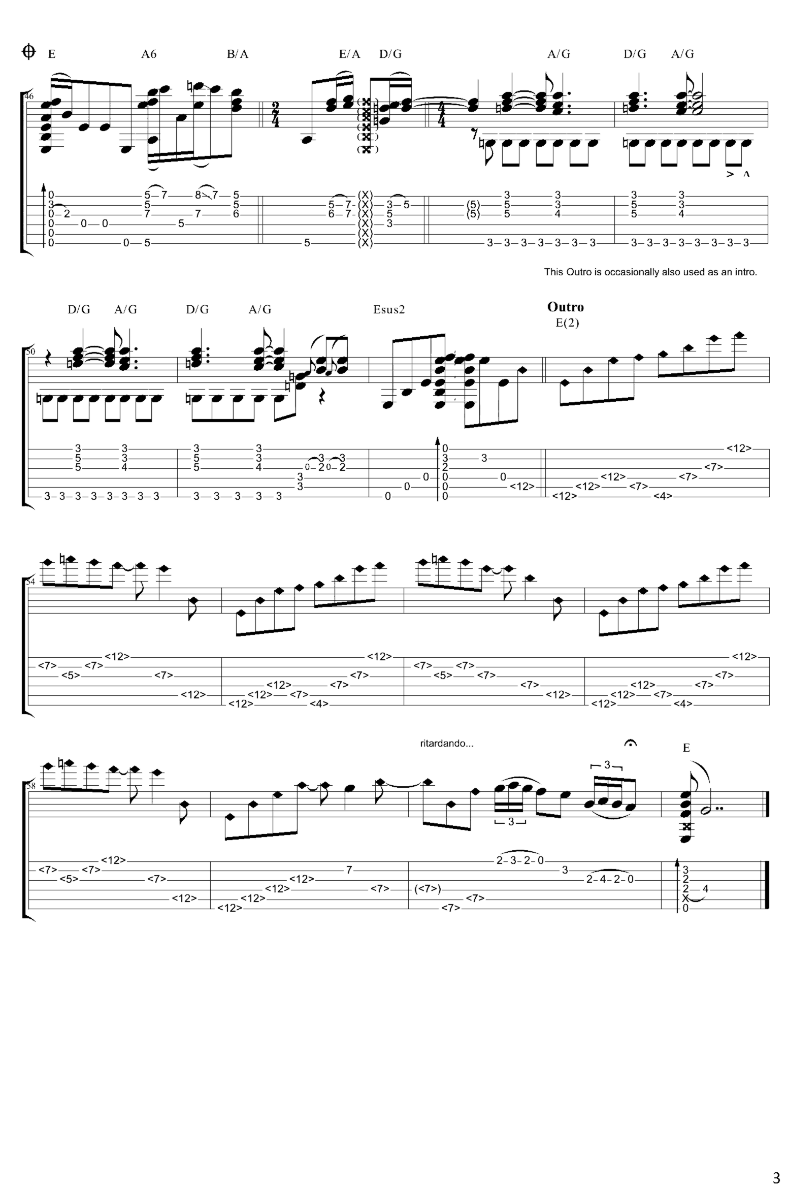 《Angelina》吉他独奏谱-Tommy