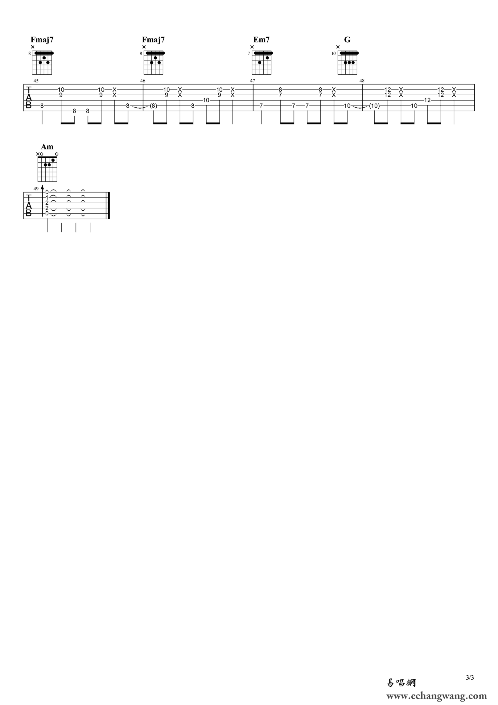 《Senorita》吉他独奏谱-Shawn