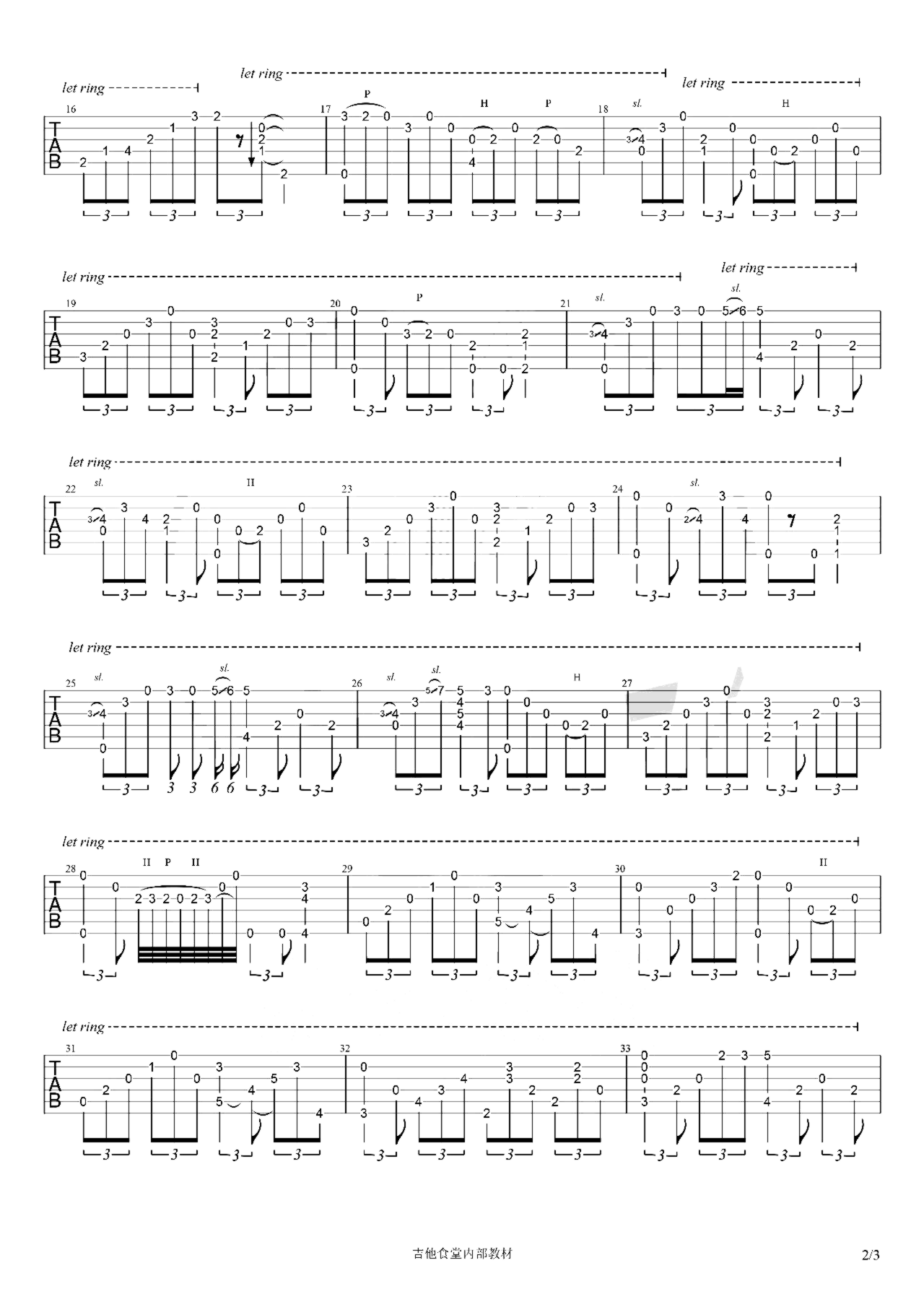 《Smoker》吉他独奏谱-佚名