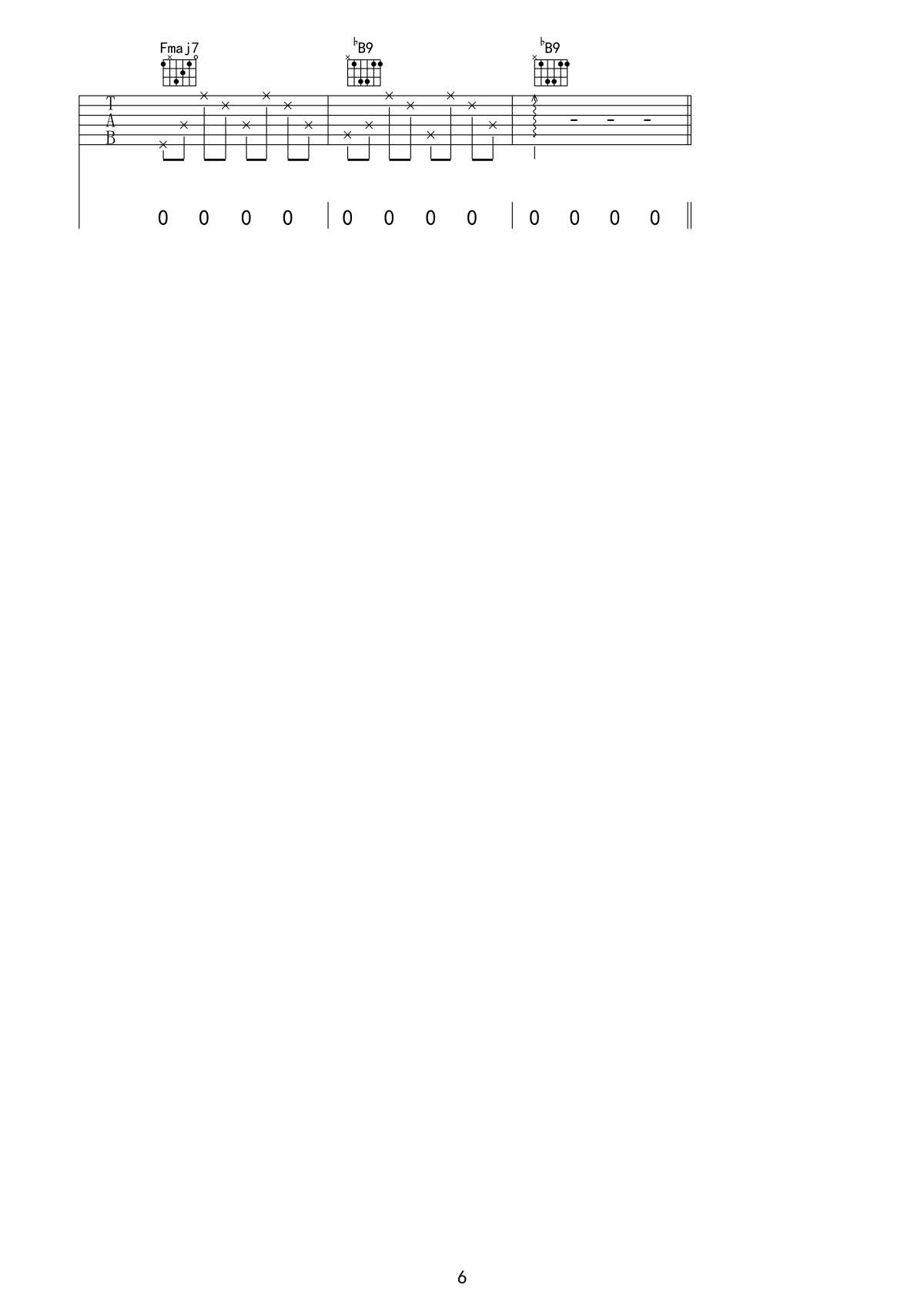 金志文《摩天轮的眼泪》吉他谱_F调指法弹唱谱