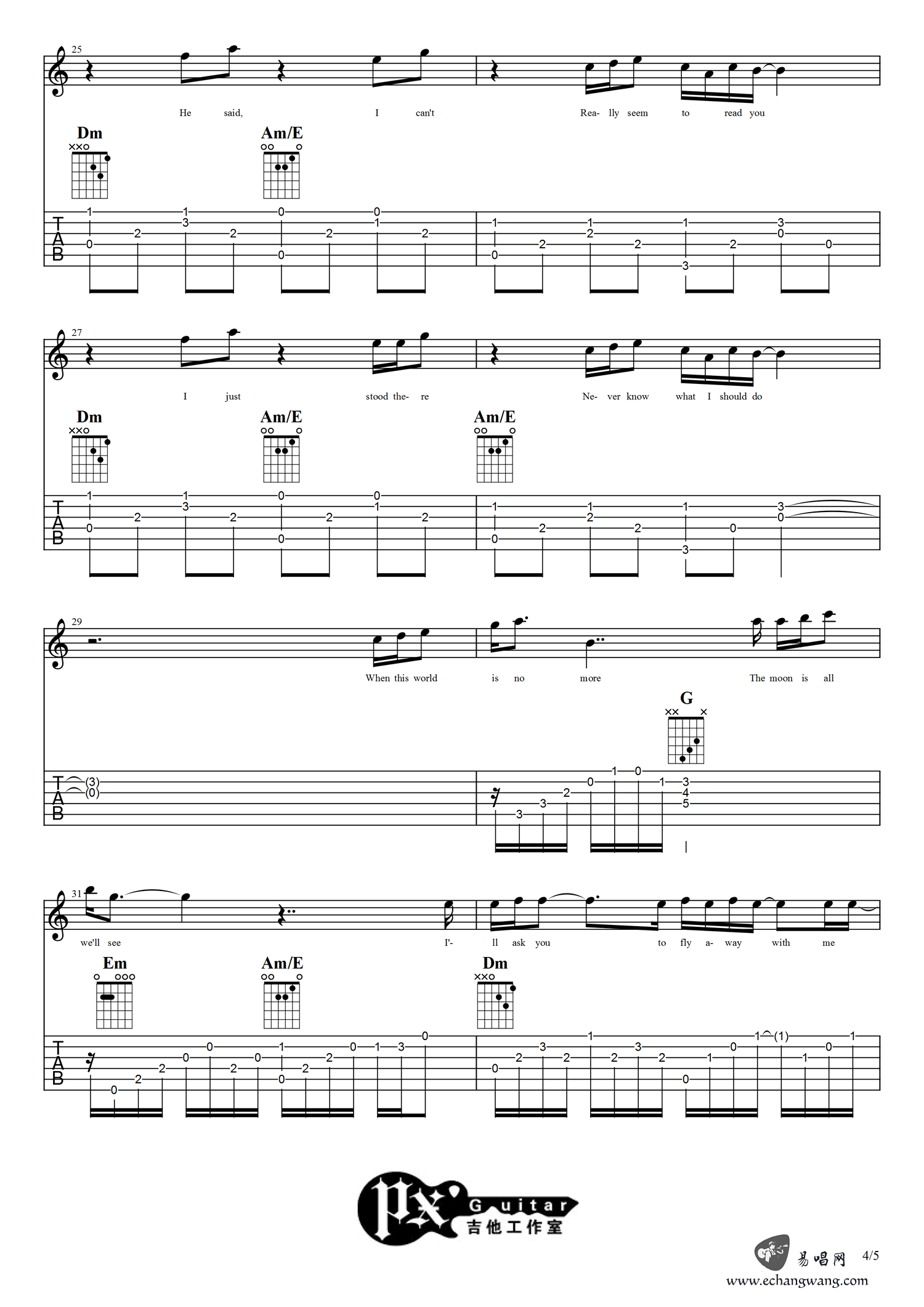 Laura Shigihara《Everything's Alright》吉他谱_C调原版弹唱谱