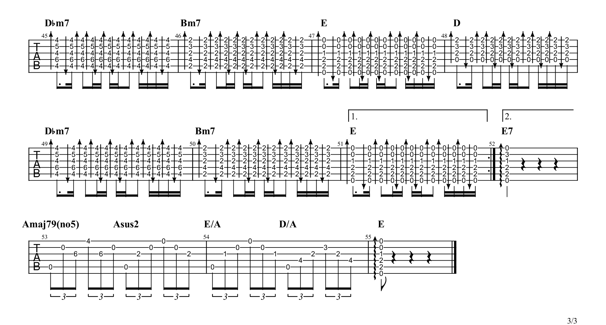 郭旭《提起笔想写下一些你的片段》吉他谱_A调_吉他弹唱吉他谱 郭旭《提起笔想写下一些你的片段》吉他谱_A调_吉他弹唱吉他谱