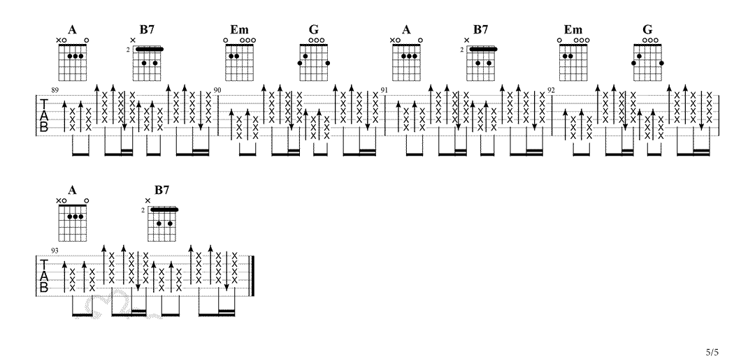 华晨宇《我管你》吉他谱_G调扫弦版弹唱谱