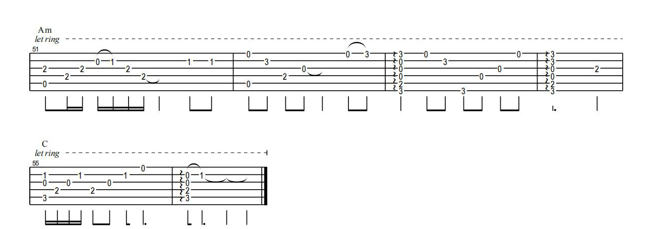 任素汐《胡广生》指弹吉他谱_原版指弹谱_吉他指弹教学-图3