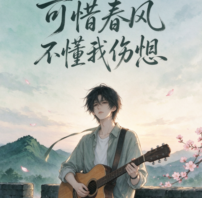 洋澜一《可惜春风不懂我伤悲》吉他谱_G调，吉他弹唱谱