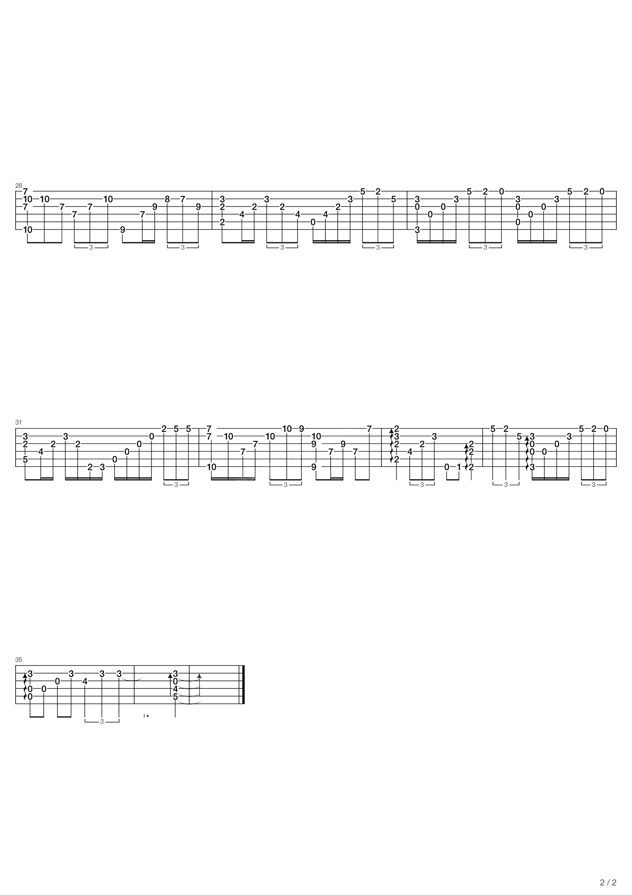 Westlife《Home》吉他谱 C调-网络转载