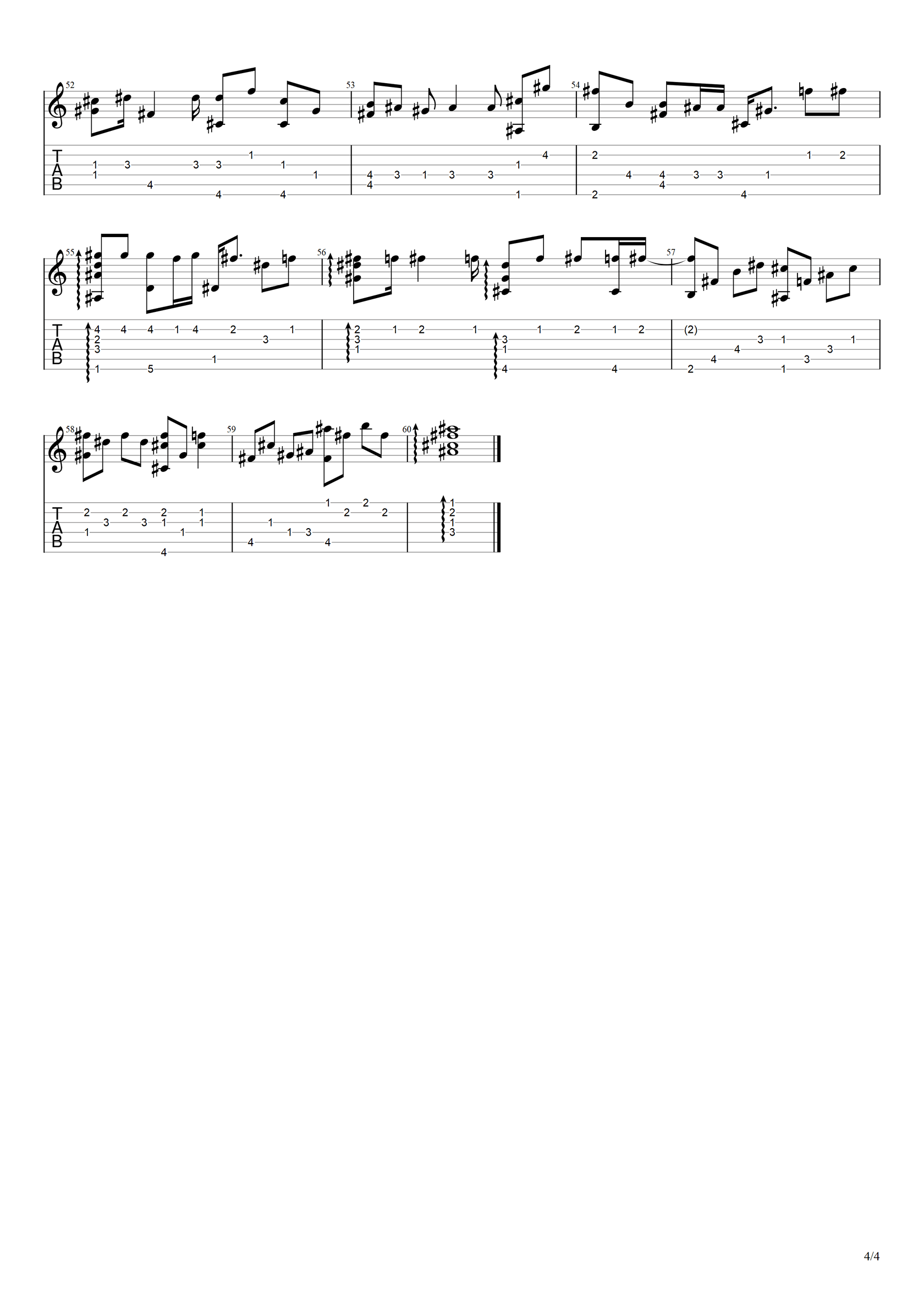 搁浅吉他谱-周杰伦《搁浅》指弹独奏吉他谱简谱