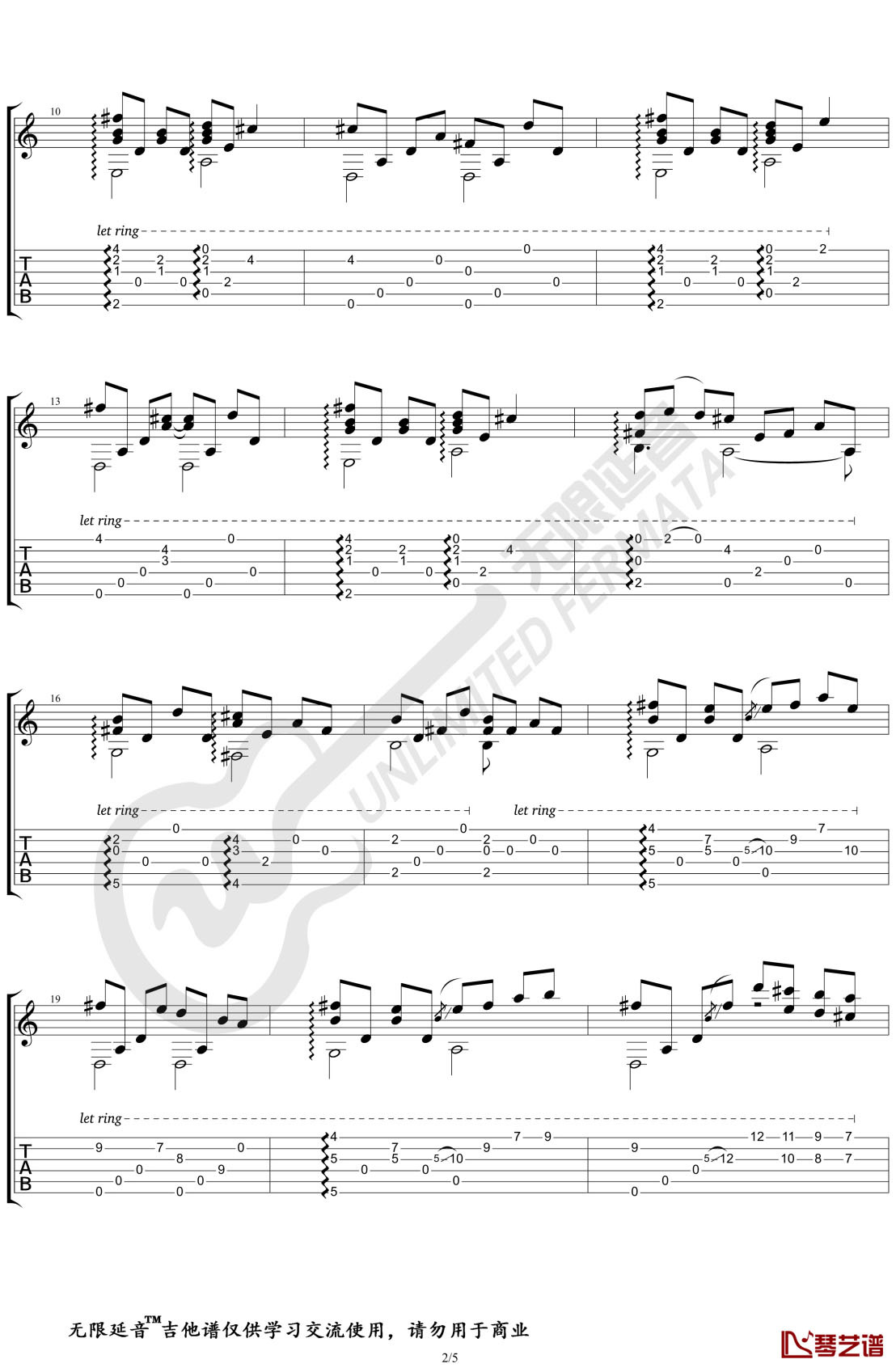 奇迹的山吉他谱-岸部真明-指弹独奏吉他谱简谱