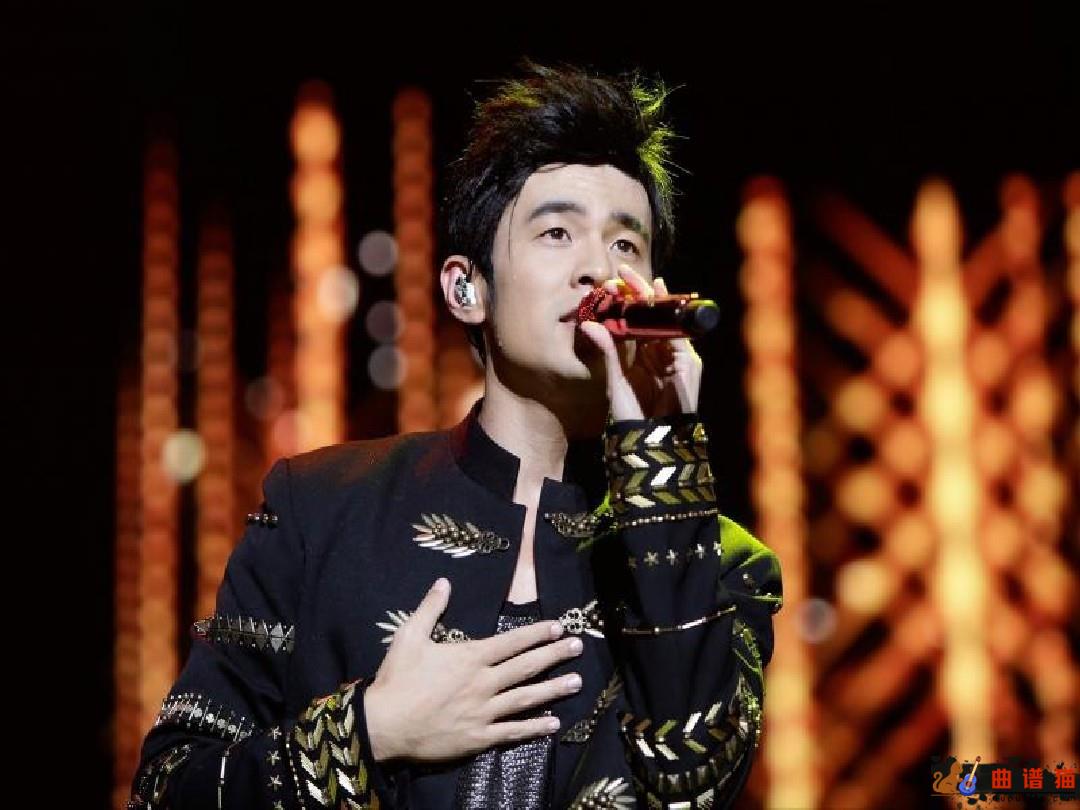 彩虹吉他谱-周杰伦 也许时间，是一种解药简谱